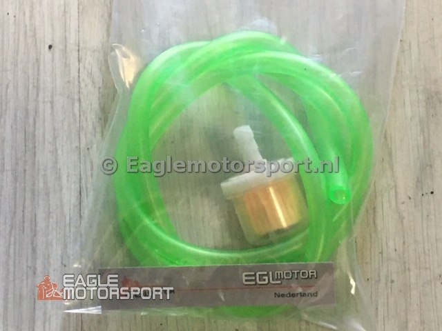 Benzine slang (groen) + filter met magneet